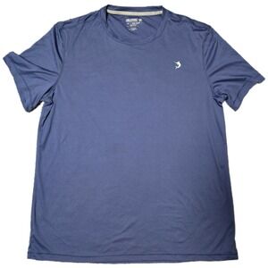 Reel Legends Mens Medium Blue Performance T Shirt Fishing Outdoors(J)
